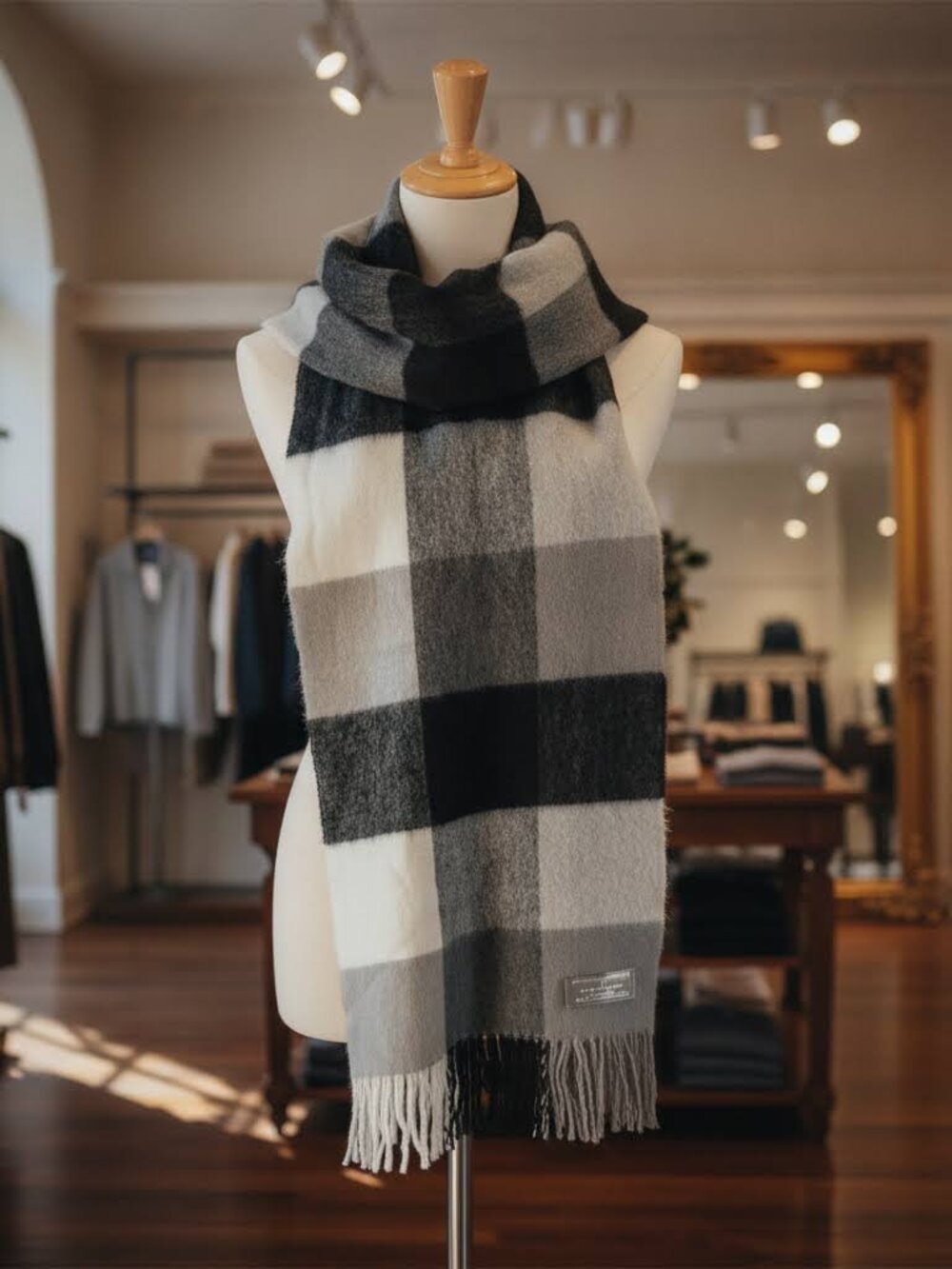 🛍️ 🍒 Charming Charlie Plaid Scarf